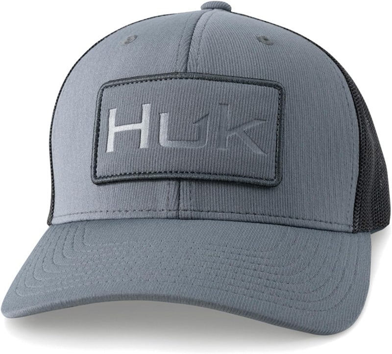 HUK Store Mens Trucker Hat, Anti-Glare Snapback Fishing Hat for Men - Image 1
